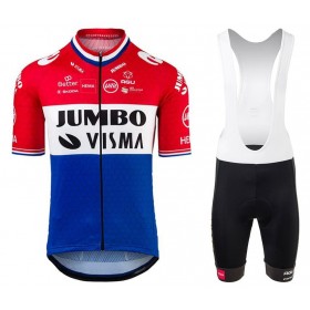 Combinaison Cycliste + Cuissard à Bretelles 2021 Team Jumbo–Visma N004